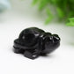 1.4" Mixed Crystal Turtle Animal Crystal Carving