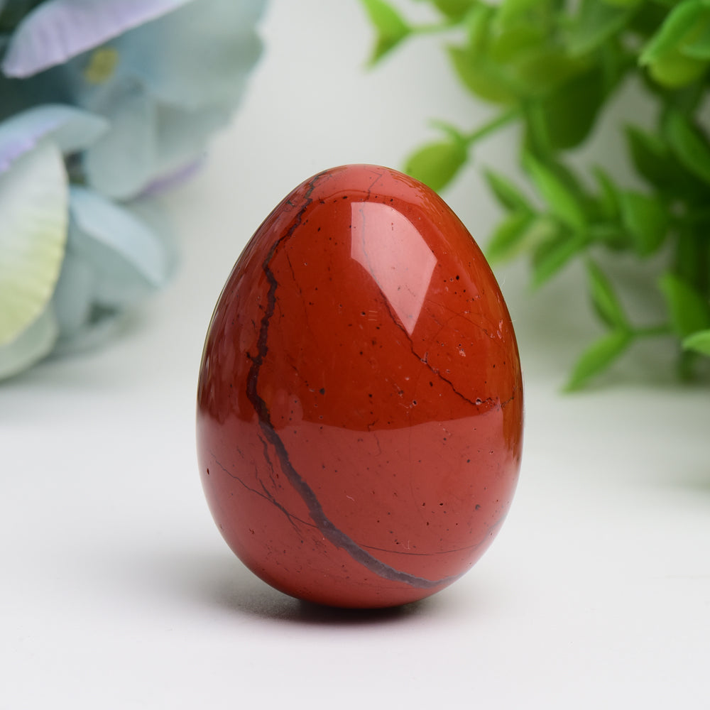 2.0" Mixed Crystal Egg Crystal Carving