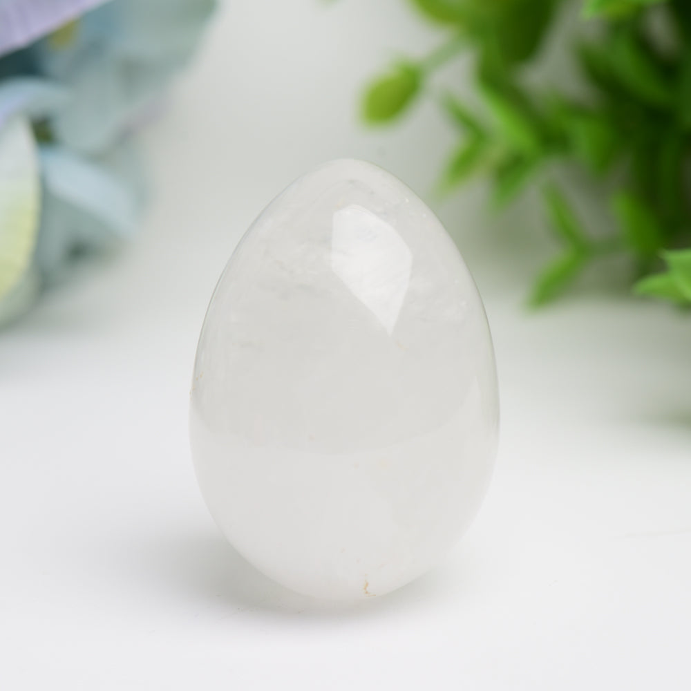 2.0" Mixed Crystal Egg Crystal Carving