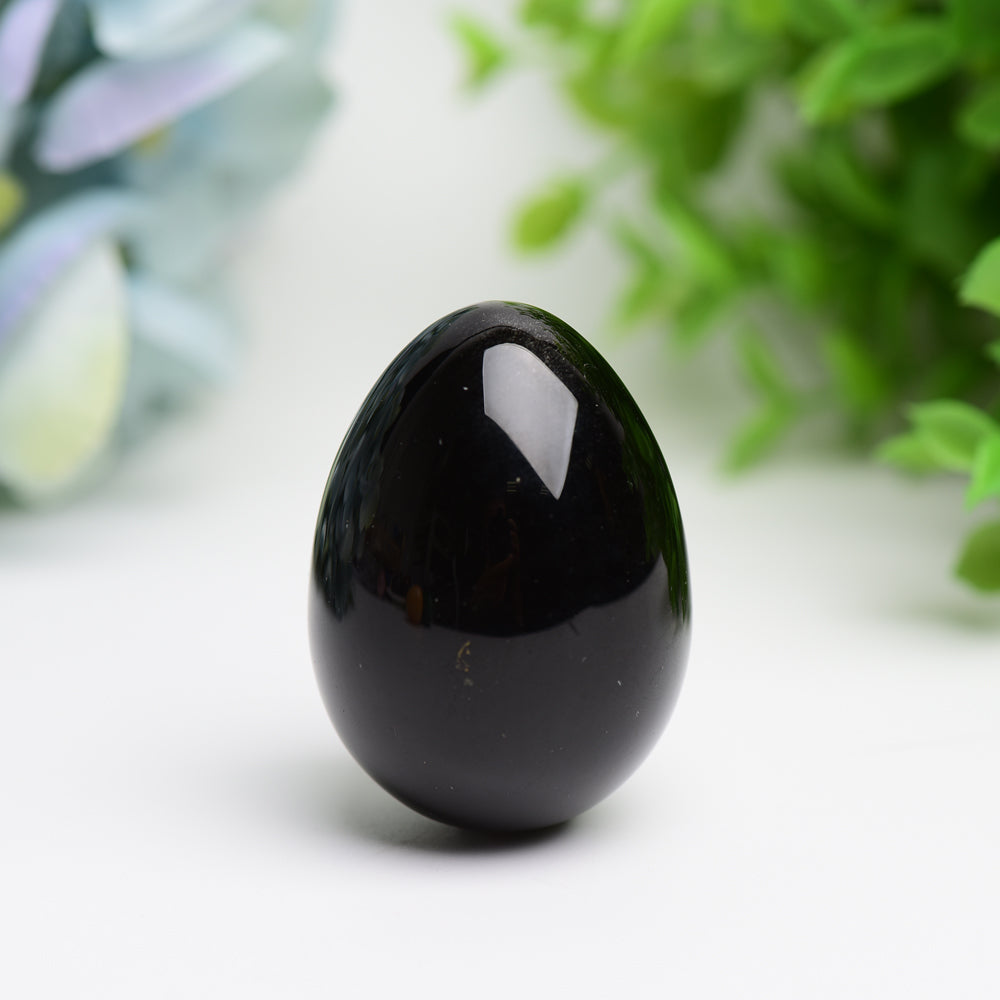 2.0" Mixed Crystal Egg Crystal Carving