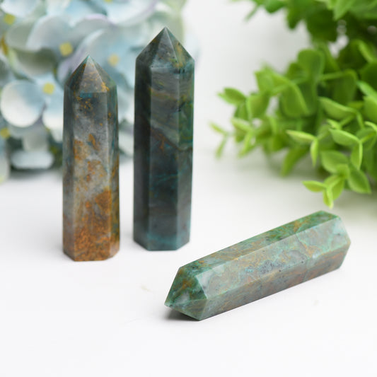 3.0"-4.0" Phoenix Stone Crystal Point Bulk Wholesale