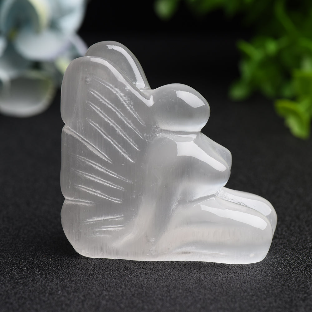 2.6" Selenite Fairy Crystal Carving Bulk Wholesale