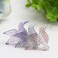 1.5" Fluorite Hummingbird Crystal Carving Bulk Wholesale