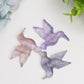 1.5" Fluorite Hummingbird Crystal Carving Bulk Wholesale