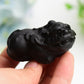 2.4" Black Obsidian Pixiu Crystal Carving Crystal Healing Bulk Wholesale