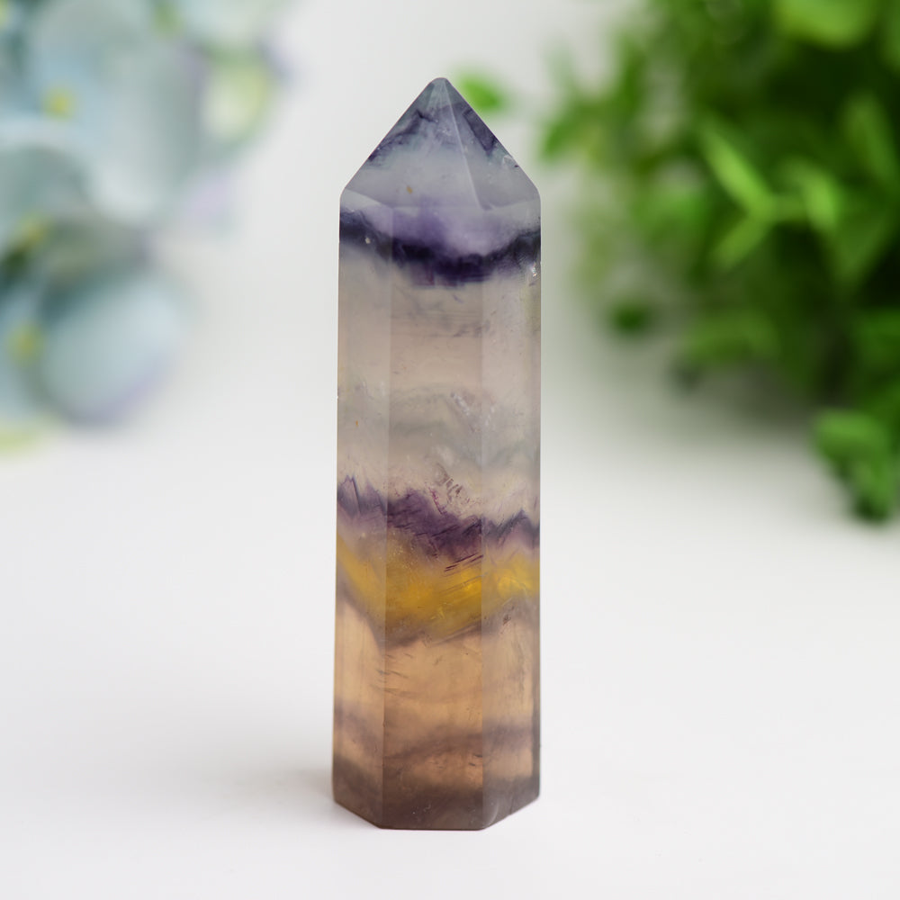 3.5"-4.0" Fluorite Crystal Tower Bulk Wholesale