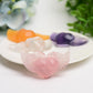 2.2" Mixed Crystal Heart with Wings Carvings Bulk Wholesale