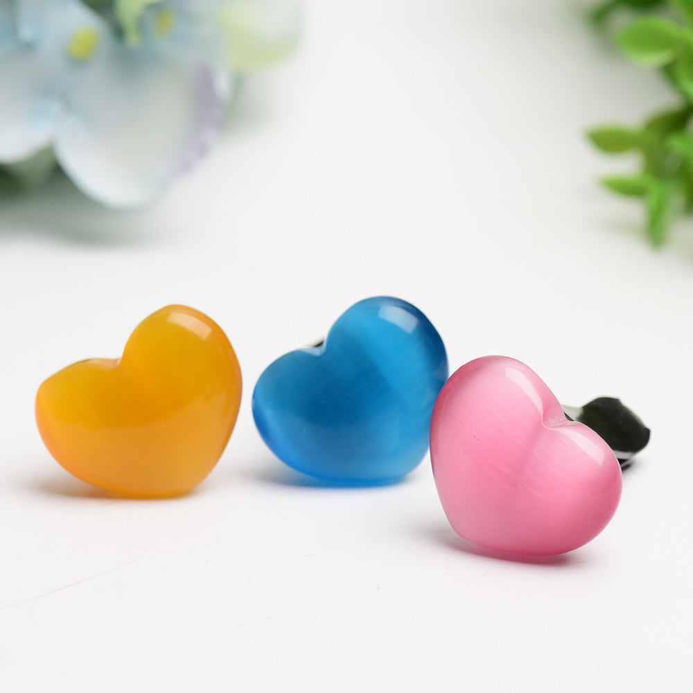 Cat's Eye Heart Shape Car Air Vent Clips for Home Decor Bulk Wholesale