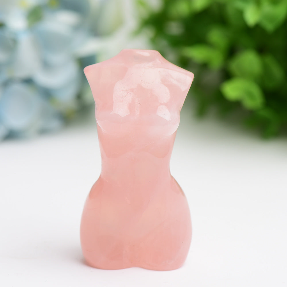 3.0" Different Material Crystal Woman Body Model Crystal Carving