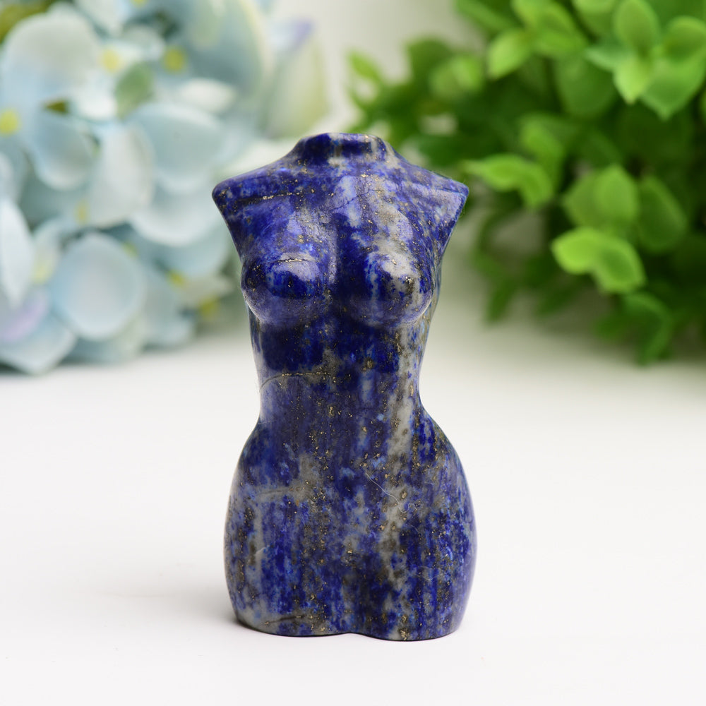 3.0" Different Material Crystal Woman Body Model Crystal Carving