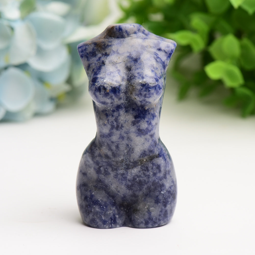 3.0" Different Material Crystal Woman Body Model Crystal Carving