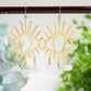 Eye Shape Design Earrings with Crystal Decor Crystal Healing Bulk Wholesale