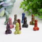 1.1" Mixed Crystal Mini Ding Ding Crystal Carving Bulk Wholesale