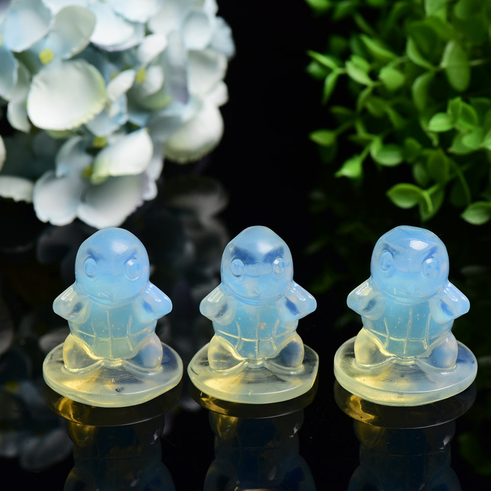 2.2" Opalite Squirtle Crystal Carving Bulk Wholesale