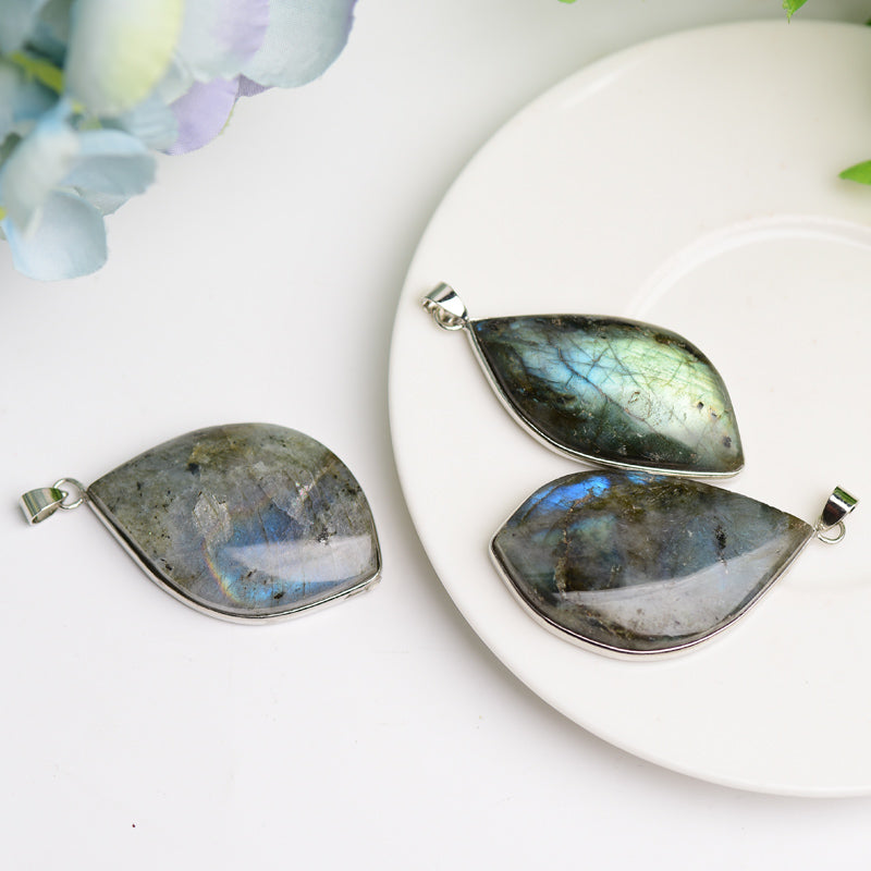 2.0" Labradorite Crystal Pendant