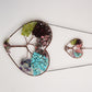 5.5" Heart Shape Chakra Crystal Hanging Ornament Bulk Wholesale