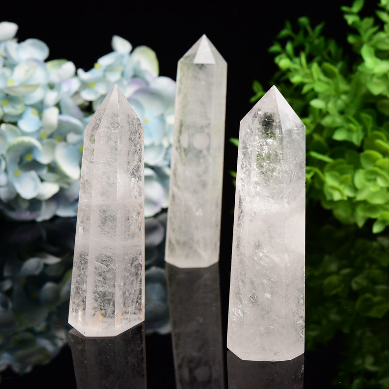 5.0"-5.5" Clear Quartz CrystaL Tower Bulk Wholesale