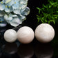 1.2"-2.0" White Moonstone Crystal Sphere Bulk Wholesale