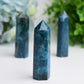 Natural Blue Apatite Point Healing Crystal Tower