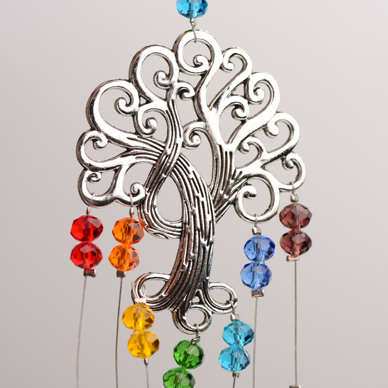 Suncatcher with Life Tree Decor Crystal Haning Ornament Bulk Wholesale