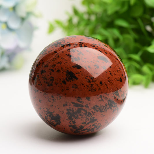 2.5”-4.0“ Mahogany Crystal Sphere Bulk Wholesale