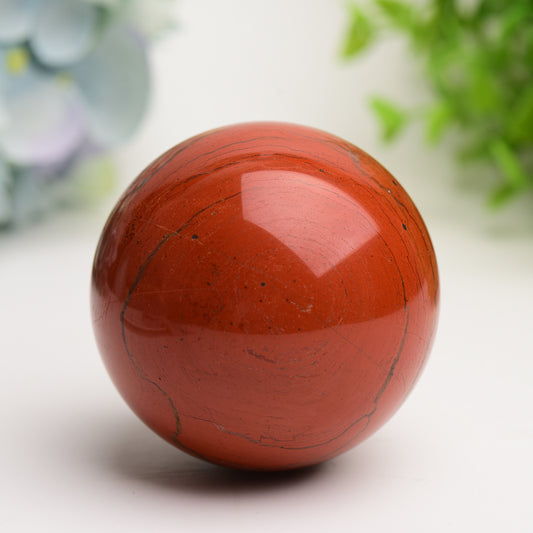 2.5"-3.0" Red Jasper Crystal Sphere Bulk Wholesale