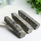3.3"-4.0" Pyrite in Agate Crystal Points Bulk Wholesale