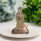 3.0" Mixed Crystal Yoga Cat Crystal Carving Crystal Healing Bulk Wholesale