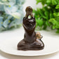 3.0" Mixed Crystal Yoga Cat Crystal Carving Crystal Healing Bulk Wholesale