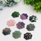 1.7" Mixed Crystal Spider Web Crystal Carving Crystal Healing Bulk Wholesale