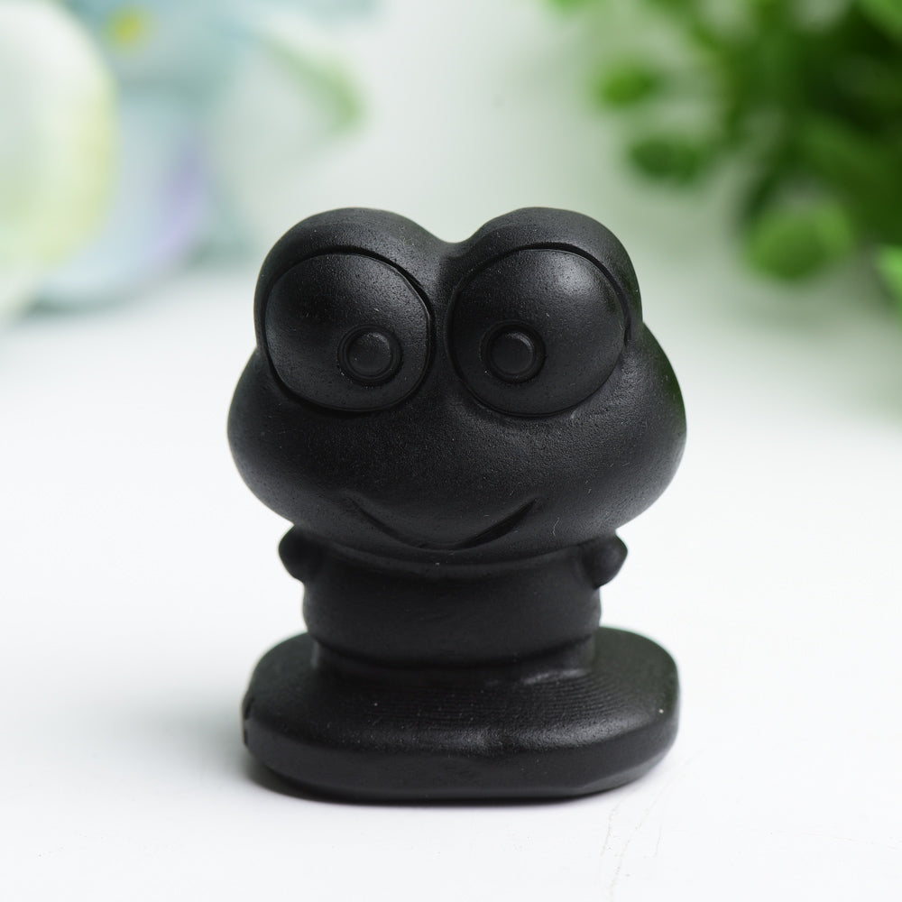 Black Obsidian Cartoon Carvings Bulk Wholesale