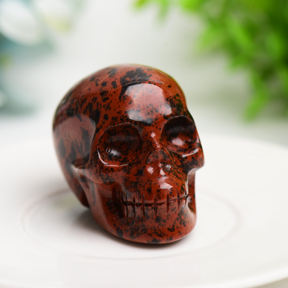 2.0" Mixed Crystal Skull Carving Bulk Wholesale