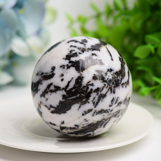 2.5"-4.0" Zebra Jasper Crystal Sphere Bulk Wholesale