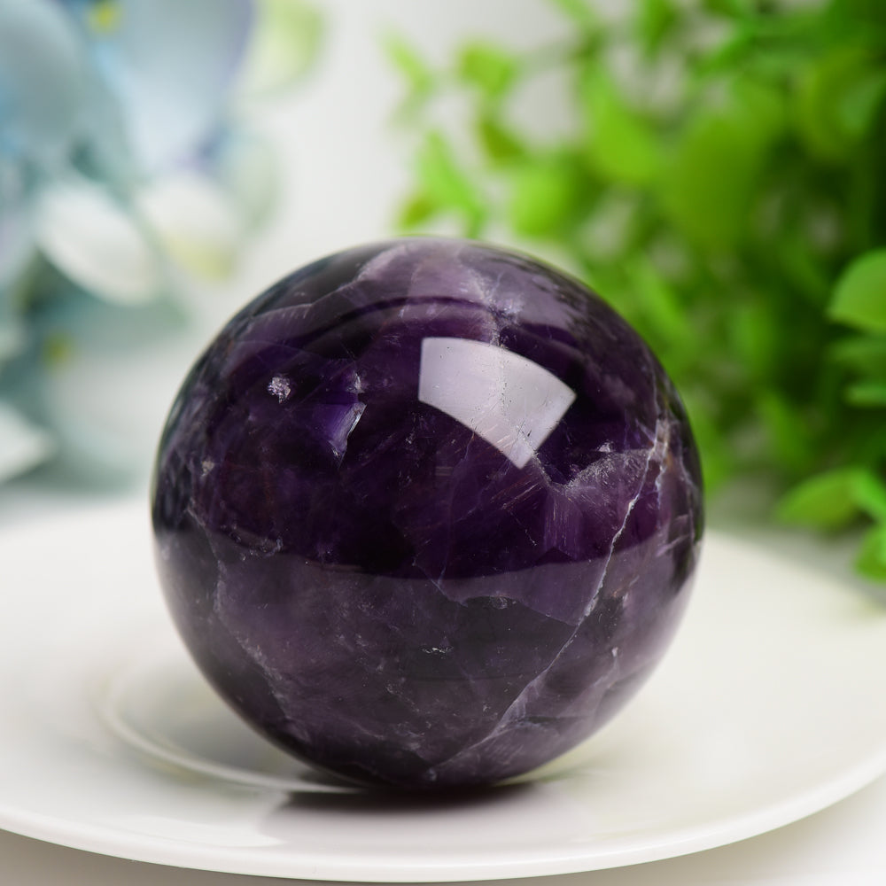 2.0"-4.0" Dream Amethyst Crystal Sphere Bulk Wholesale