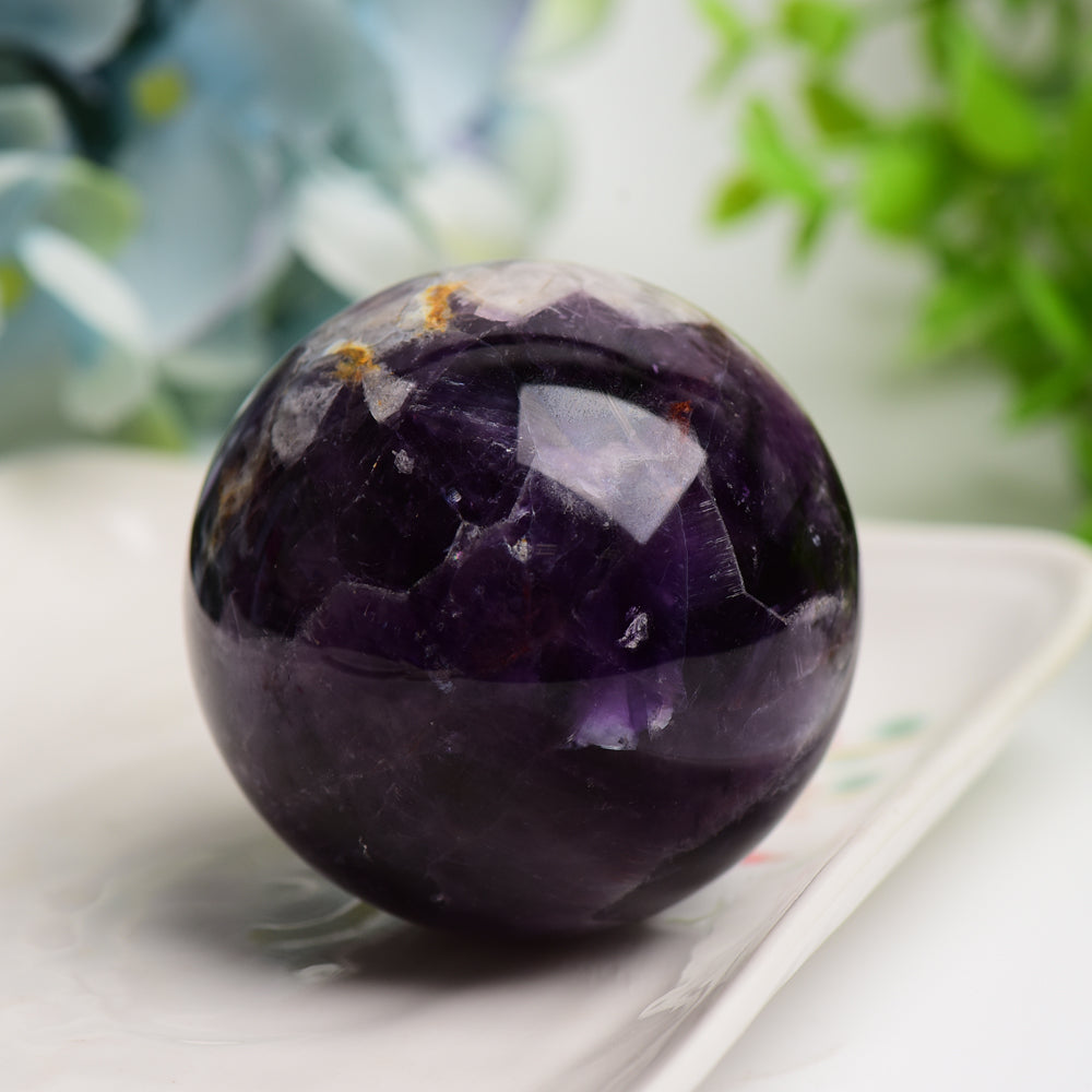 2.0"-4.0" Dream Amethyst Crystal Sphere Bulk Wholesale