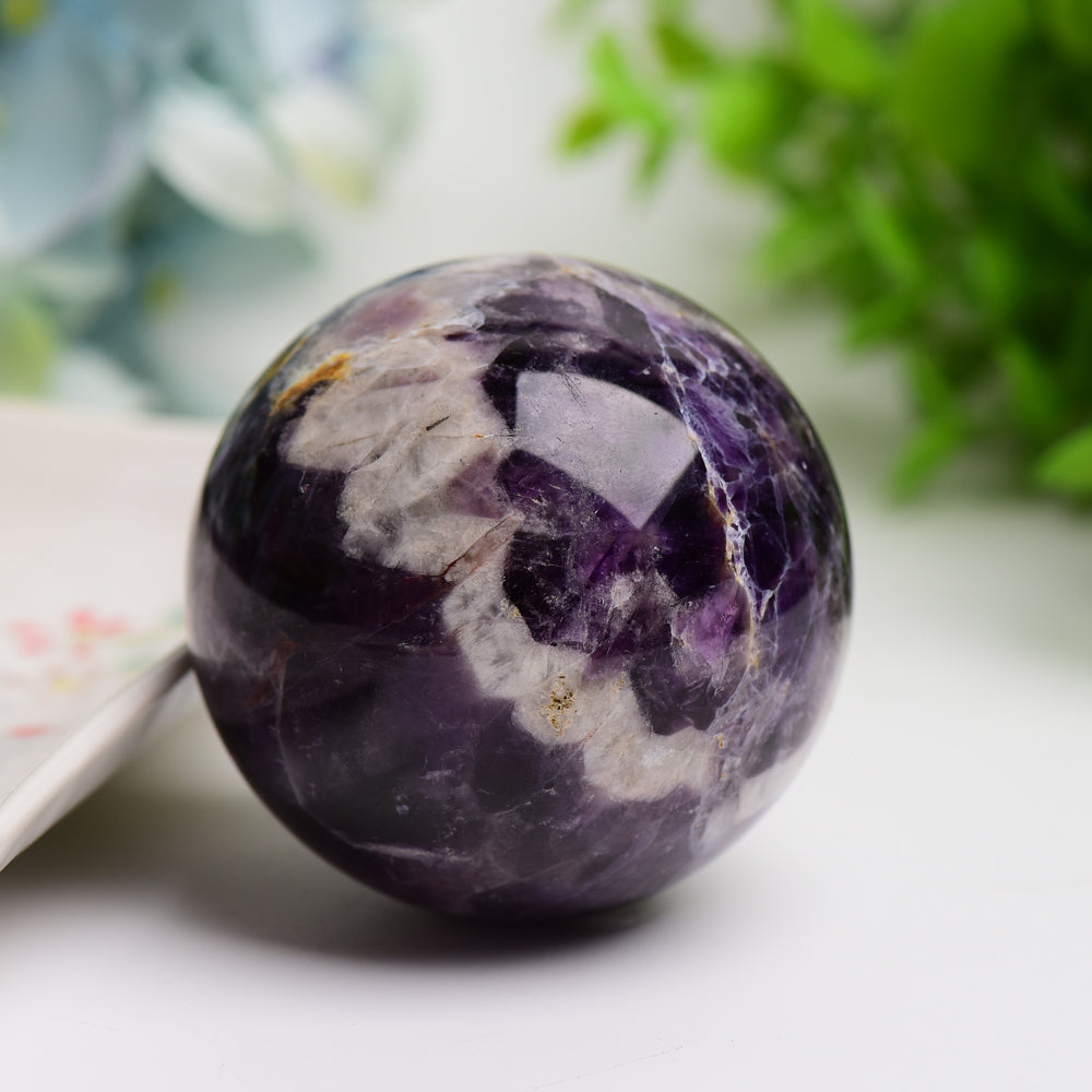 2.0"-4.0" Dream Amethyst Crystal Sphere Bulk Wholesale