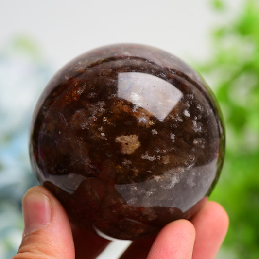 2.5"-4.0" Red Calcite Crystal Sphere Bulk Wholoesale