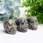 2.0" Piccaso Stone Skull Crystal Carving Bulk Wholesale