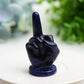 2.7" Mixed Crystal Middle Finger Gesture Crytsal Carving Bulk Wholesale