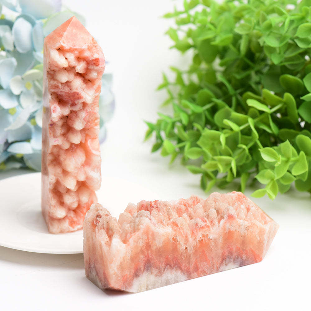 4.0"-6.0" Calcite Cluster Crystal Tower Bulk Wholesale