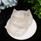 2.0"-3.5" Clear Quartz Cat Head Bowl Crystal Carving Bulk Wholesale