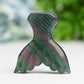 2.8" Fluorite Fish Tail Crystal Carving