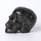 3" Unique Larbradorite Crystal Carving Skull for Halloween