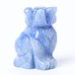 Blue Aventurine Dog Figurine Crystal Carving