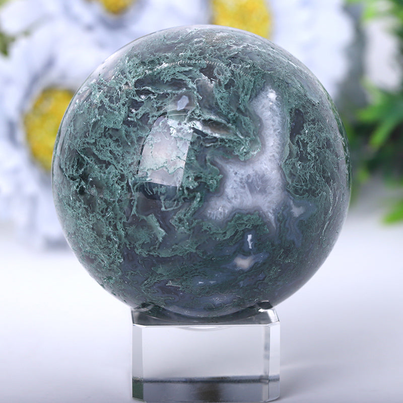 Moss Agate Sphere