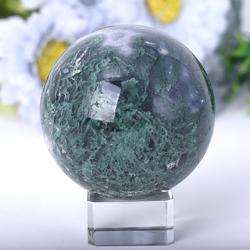 Moss Agate Sphere