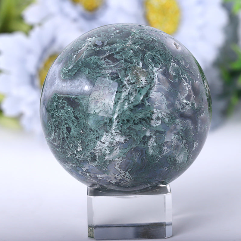 Moss Agate Sphere