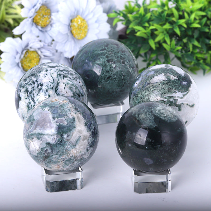 Moss Agate Sphere