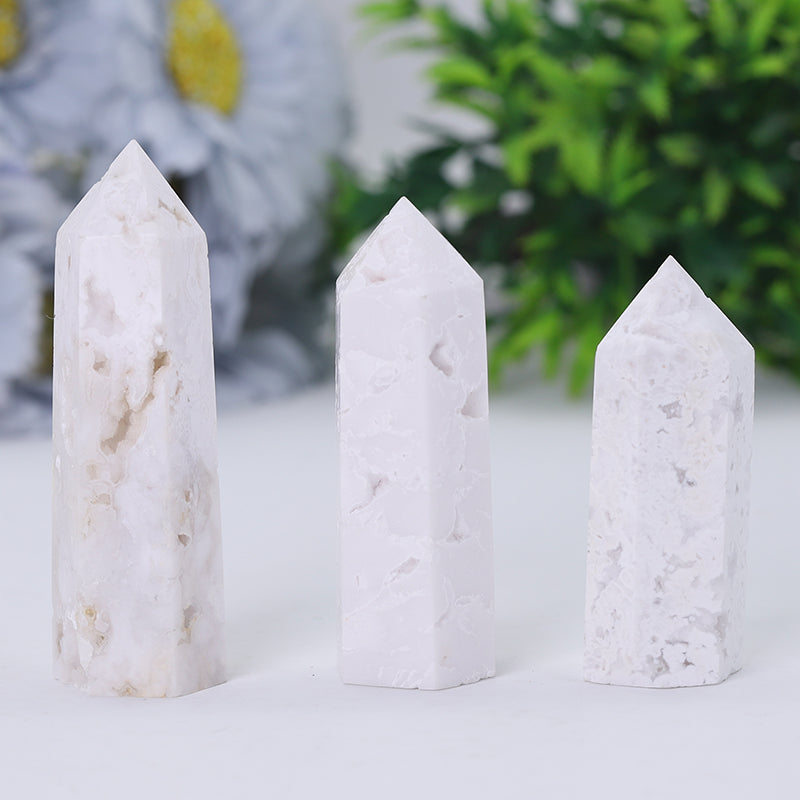 White Druzy Tower