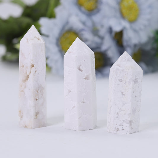 White Druzy Tower